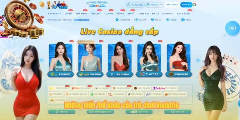 Roulette Là Gì? Luật Và Cách Chơi Roulette Tại Nhà Cái 123B 3 Những biến thể khác của trò chơi Roulette